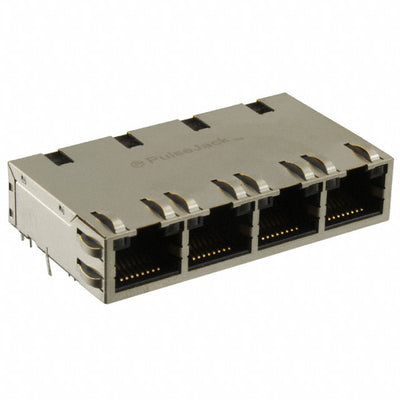 JT6-1480NL by Pulse Electronics - CONNECTOR JACK 4PORT 10G BASE-T PCB
