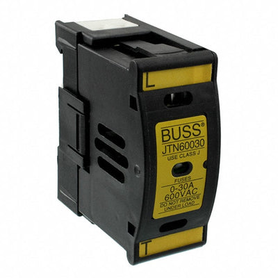 JTN60030 by Eaton - Bussmann Electrical Division - FUSE BLOK CART 600V 30A DIN RAIL