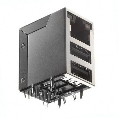 JW0-0006NL by Pulse Electronics - CONNECTOR JACK 1PORT 1000 BASE-TX PCB