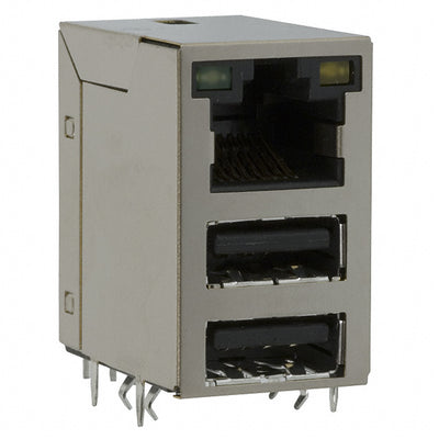 JW0-0009NL by Pulse Electronics - CONNECTOR JACK 1PORT 100 BASE-TX PCB