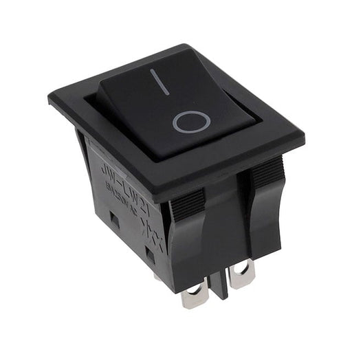 JWLW21RA2A by NKK Switches - DPST ON-OFF PANEL SEAL BLACK ROC