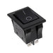 JWLW21RA2A by NKK Switches - DPST ON-OFF PANEL SEAL BLACK ROC