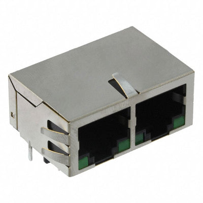 JX80-0037NL by Pulse Electronics - CONNECTOR JACK 2PORT 100 BASE-TX PCB