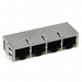 JX80-0033NL by Pulse Electronics - CONNECTOR JACK 4PORT 100 BASE-TX PCB