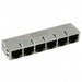 JX8064D668ANL by Pulse Electronics - CONNECTOR JACK 6PORT 100 BASE-TX PCB