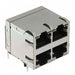 JXC0-0376NL by Pulse Electronics - CONNECTOR JACK 4PORT 1000 BASE-T PCB