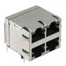 JXC0-0351NL by Pulse Electronics - CONNECTOR JACK 4PORT 1000 BASE-T PCB