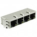 JXD0-4015NL by Pulse Electronics - CONNECTOR JACK 4PORT 1000 BASE-T PCB
