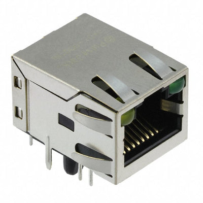 JXD1-0001NL by Pulse Electronics - CONNECTOR JACK 1PORT 1000 BASE-T PCB