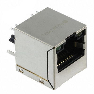 JXD2-0010NL by Pulse Electronics - CONNECTOR JACK 1PORT 100 BASE-TX PCB