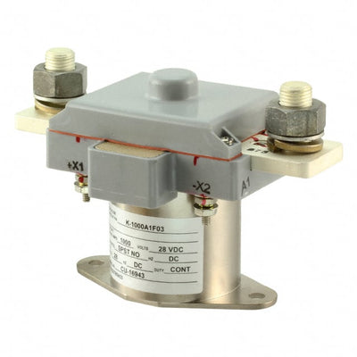 K1000A1F03 by TE Connectivity Aerospace, Defense and Marine - RELAY CONTACTOR SPST 1000A 28VDC