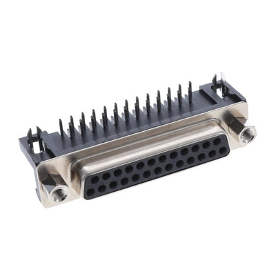 K22X-B25S-NJ by Kycon, Inc. - CONNECTOR D-SUB RCPT 25POS R/A SLDR