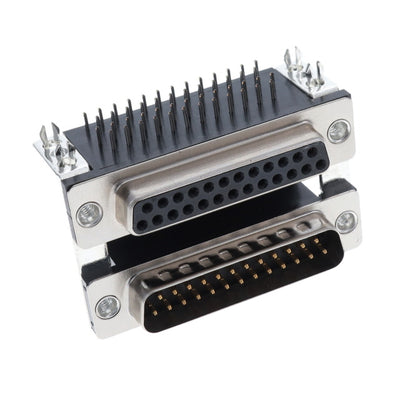 K42X-B25P/S-A4N by Kycon, Inc. - CONNECTOR D-SUB PLUG/RCPT 25P RA SLDR