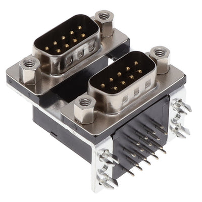 K42X-E9P/P-A4NJ by Kycon, Inc. - CONNECTOR D-SUB PLUG 9POS R/A SLDR