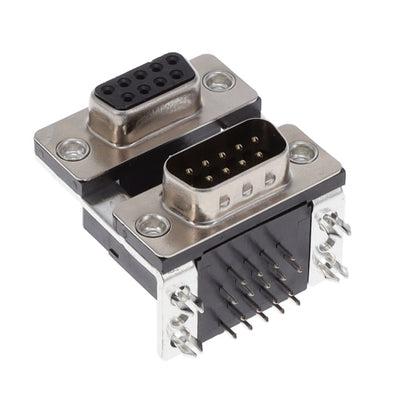 K42X-E9S/P-A4N by Kycon, Inc. - CONNECTOR D-SUB PLUG/RCPT 9P R/A SLDR