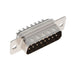 K85X-AA-15P by Kycon, Inc. - CONNECTOR DSUB PLUG 15P VERT SLDR CUP