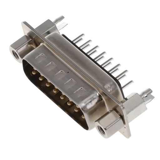 K85X-AD-15P-BRJ by Kycon, Inc. - CONNECTOR D-SUB PLUG 15POS VERT SLDR
