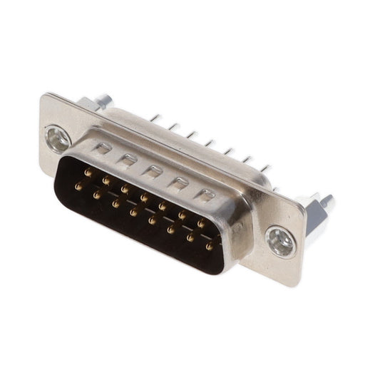 K85X-AD-15P-BR by Kycon, Inc. - CONNECTOR D-SUB PLUG 15POS VERT SLDR