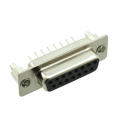 K85X-AD-15S-BR by Kycon, Inc. - CONNECTOR D-SUB RCPT 15POS VERT SLDR