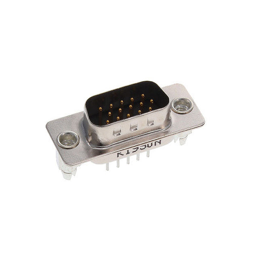 K86X-ED-15P-BR by Kycon, Inc. - CONNECTOR D-SUB HD PLUG 15P VERT SLDR