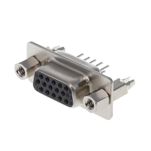 K86X-ED-15S-BRJ by Kycon, Inc. - CONNECTOR D-SUB HD RCPT 15P VERT SLDR