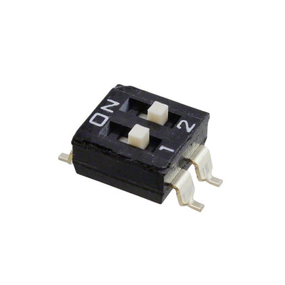 KAE02LGGR by E-Switch - SWITCH SLIDE DIP SPST 25MA 24V