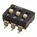 KAE03LGGT by E-Switch - SWITCH SLIDE DIP SPST 25MA 24V