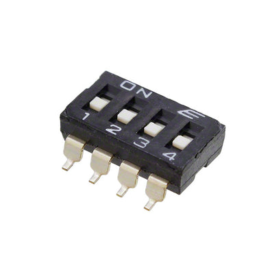KAE04SGGT by E-Switch - SWITCH SLIDE DIP SPST 25MA 24V