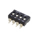 KAE04SGGT by E-Switch - SWITCH SLIDE DIP SPST 25MA 24V