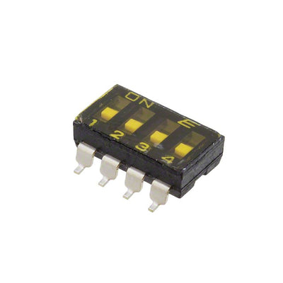 KAE04TGGT by E-Switch - SWITCH SLIDE DIP SPST 25MA 24V