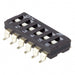 KAE06TGGT by E-Switch - SWITCH SLIDE DIP SPST 25MA 24V