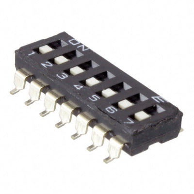 KAE07TGGT by E-Switch - SWITCH SLIDE DIP SPST 25MA 24V