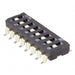 KAE08TGGT by E-Switch - SWITCH SLIDE DIP SPST 25MA 24V