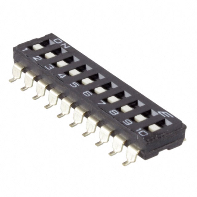 KAE10TGGT by E-Switch - SWITCH SLIDE DIP SPST 25MA 24V
