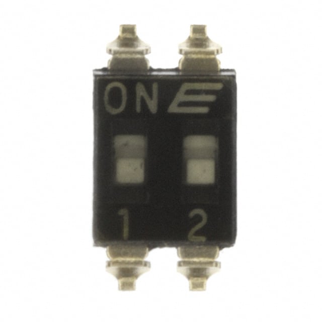 KAJ02TGGT by E-Switch - SWITCH SLIDE DIP SPST 25MA 24V