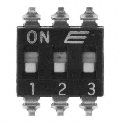 KAJ03LGGT by E-Switch - SWITCH SLIDE DIP SPST 25MA 24V