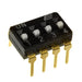 KAJ04LAGT by E-Switch - SWITCH SLIDE DIP SPST 25MA 24V