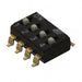 KAJ01SGGT by E-Switch - SWITCH SLIDE DIP SPST 25MA 24V