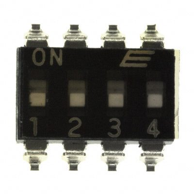 KAJ04TGGT by E-Switch - SWITCH SLIDE DIP SPST 25MA 24V