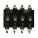 KAJ04TGGT by E-Switch - SWITCH SLIDE DIP SPST 25MA 24V