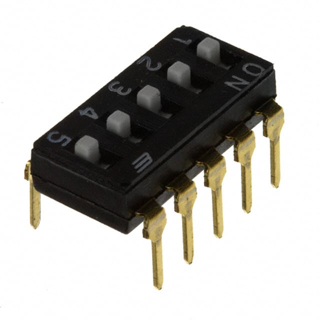 KAJ05LAGT by E-Switch - SWITCH SLIDE DIP SPST 25MA 24V