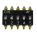 KAJ05LGGT by E-Switch - SWITCH SLIDE DIP SPST 25MA 24V