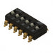 KAJ06LGGT by E-Switch - SWITCH SLIDE DIP SPST 25MA 24V