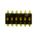 KAJ06TGGT by E-Switch - SWITCH SLIDE DIP SPST 25MA 24V