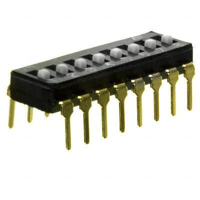 KAJ08LAGT by E-Switch - SWITCH SLIDE DIP SPST 25MA 24V