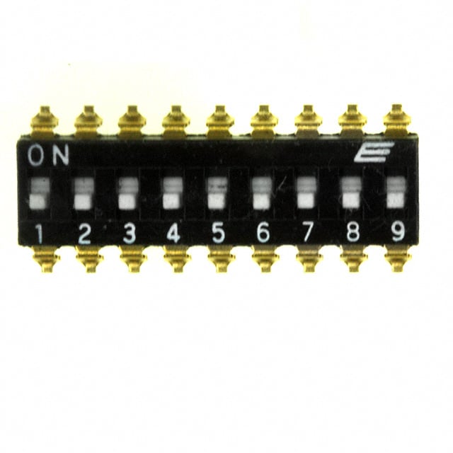 KAJ09LGGT by E-Switch - SWITCH SLIDE DIP SPST 25MA 24V