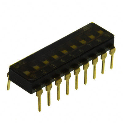 KAJ09TAGT by E-Switch - SWITCH SLIDE DIP SPST 25MA 24V
