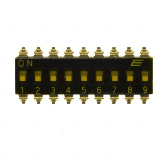 KAJ09TGGT by E-Switch - SWITCH SLIDE DIP SPST 25MA 24V