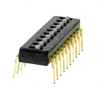 KAJ10LAGT by E-Switch - SWITCH SLIDE DIP SPST 25MA 24V