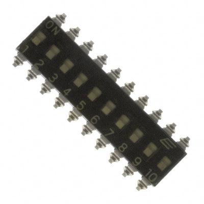 KAJ10TGGT by E-Switch - SWITCH SLIDE DIP SPST 25MA 24V